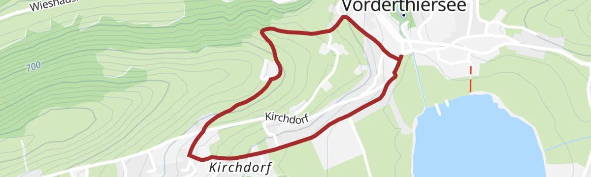 Route map: Spazierrunde Kirchdorf